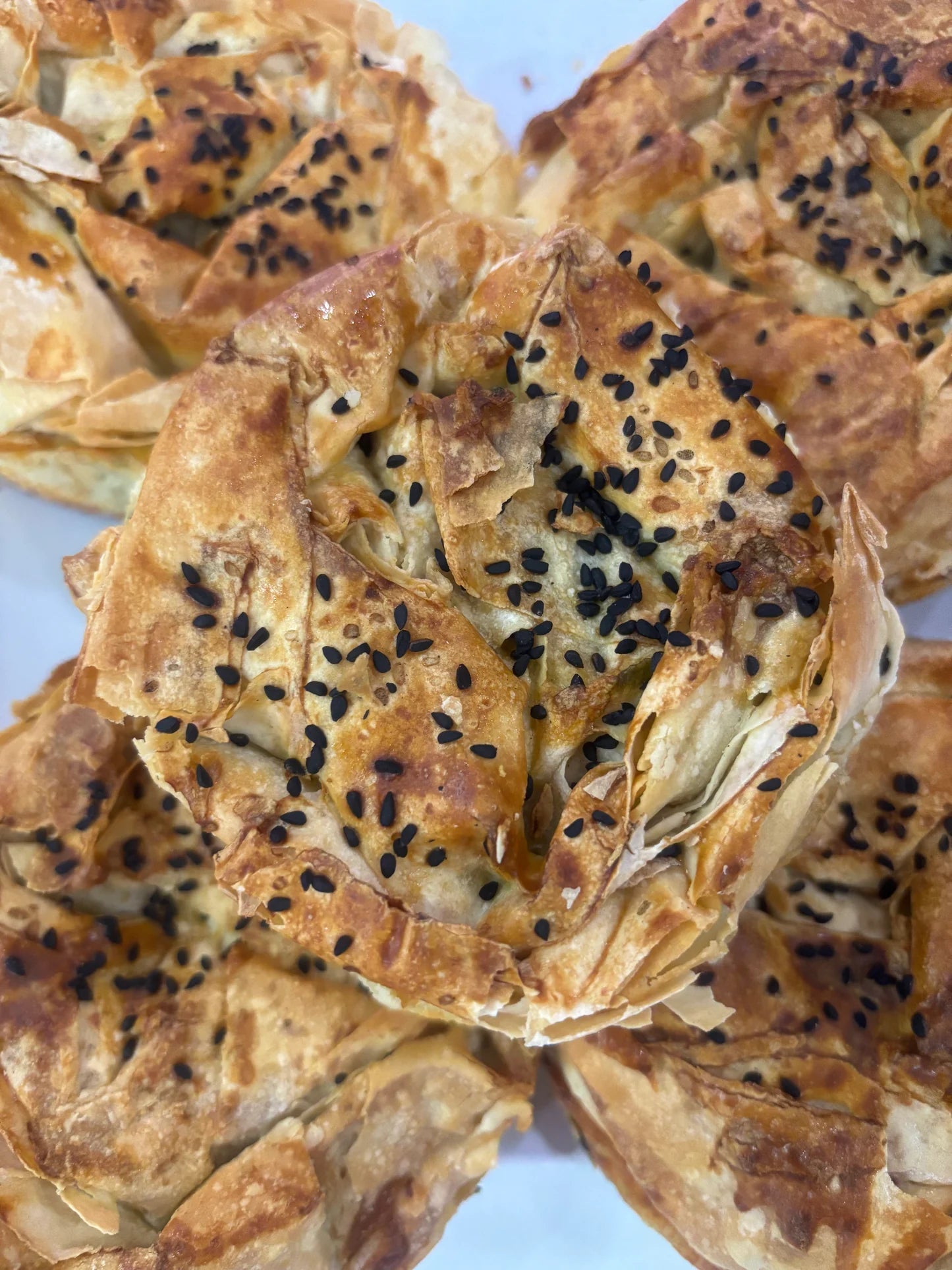 Fillo Dough with Feta Cheese & Spinach