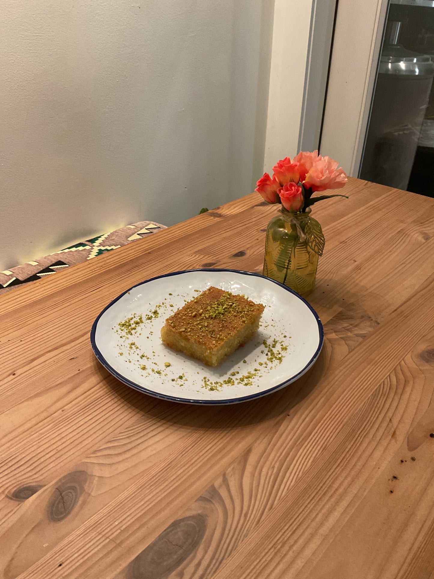 SEMOLINA CAKE IN SYRUP (REVANI)