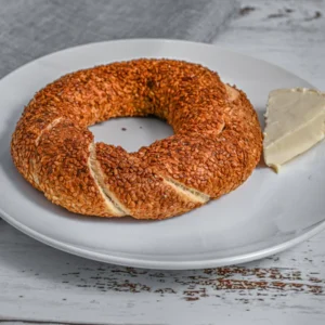 Turkish Bagel with Cream Cheese